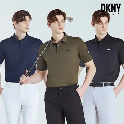 DKNY GOLF 남성 여름 반팔 카라티셔츠 3종