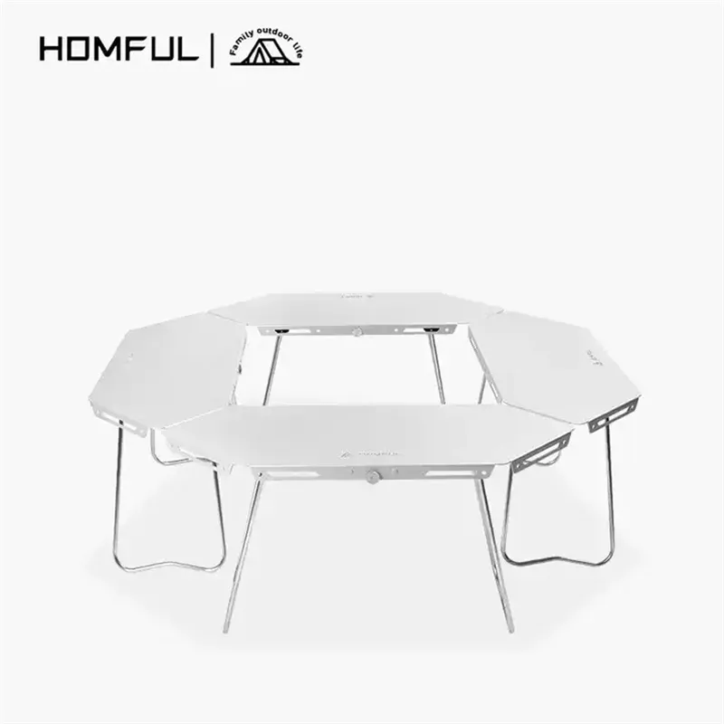 Homful 야외 초경량 알루미늄 합금 접이식 피크닉 장비