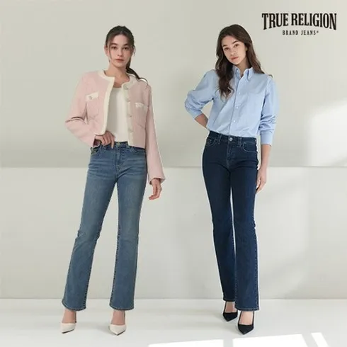 TRUE RELIGION 24SS 여성 소브텍 세미플레어핏 쿨 데님 2종