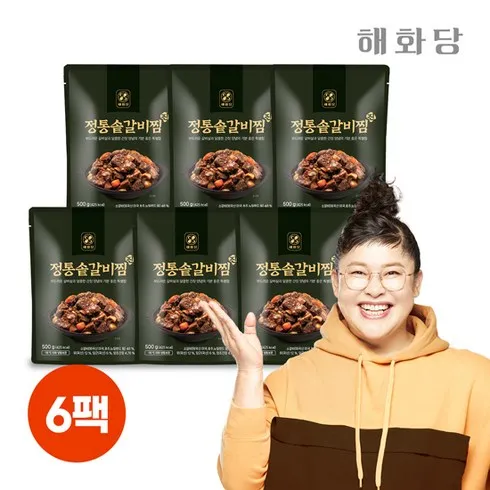 으뜸 정통 한우갈비찜 500g x 6팩