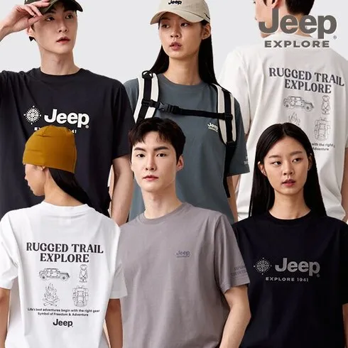 Jeep 남성 24 SUMMER COOL SORONA 반팔 티셔츠 4종