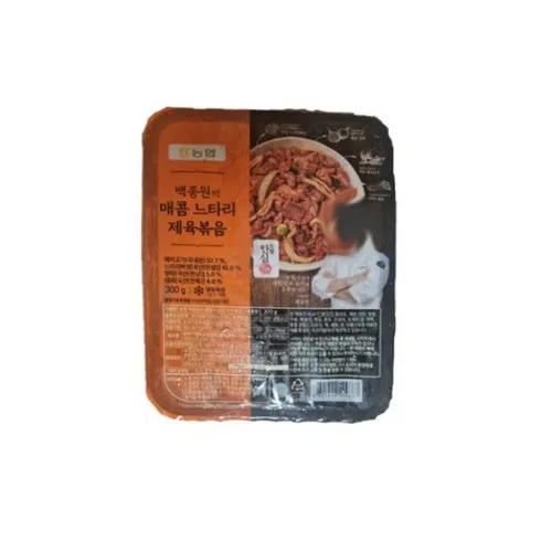 백종원의 매콤 느타리 제육볶음 300g x 10팩