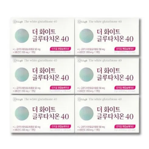 셀게이트 더화이트 글루타치온40 분말형 인지질코팅 12박스