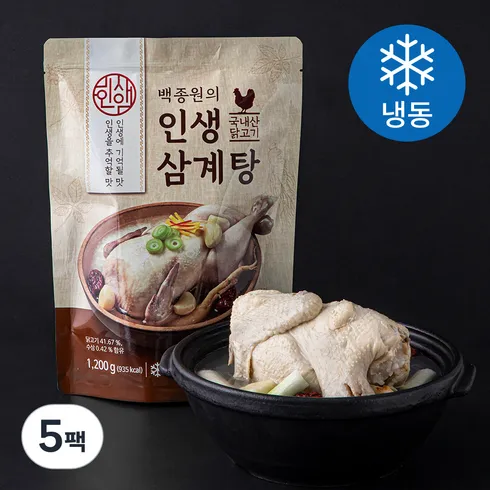 인생삼계탕  1200g x 8팩