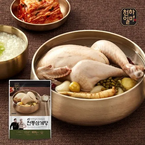 전통 녹두 삼계탕 1.2kg X 8팩