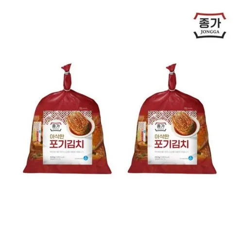 종가 종가집 아삭한포기김치 4.8kg2 총 9.6kg