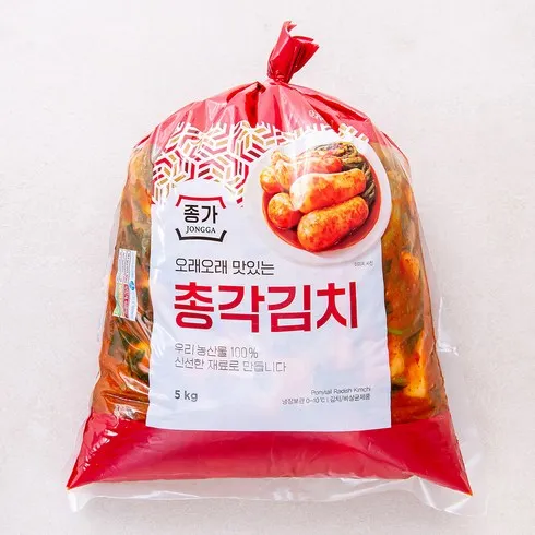 종가 종가집 총각열무김치 총 5kg