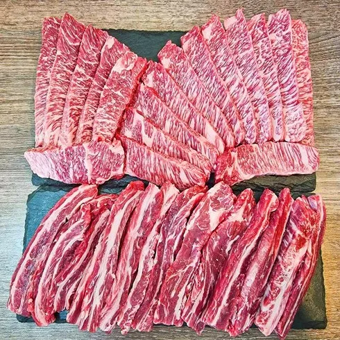 한우먹는날 암소 갈비살 구이 150g x 8팩  총 1.2kg